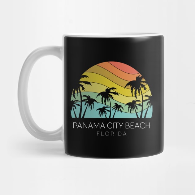 Panama City Beach Florida Retro State Summer Keys Vintage by Shirtsurf